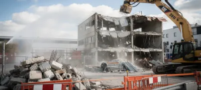 Gewerbeabbruch in Karben