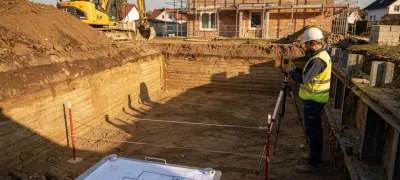 Baugrubenaushub in Karben