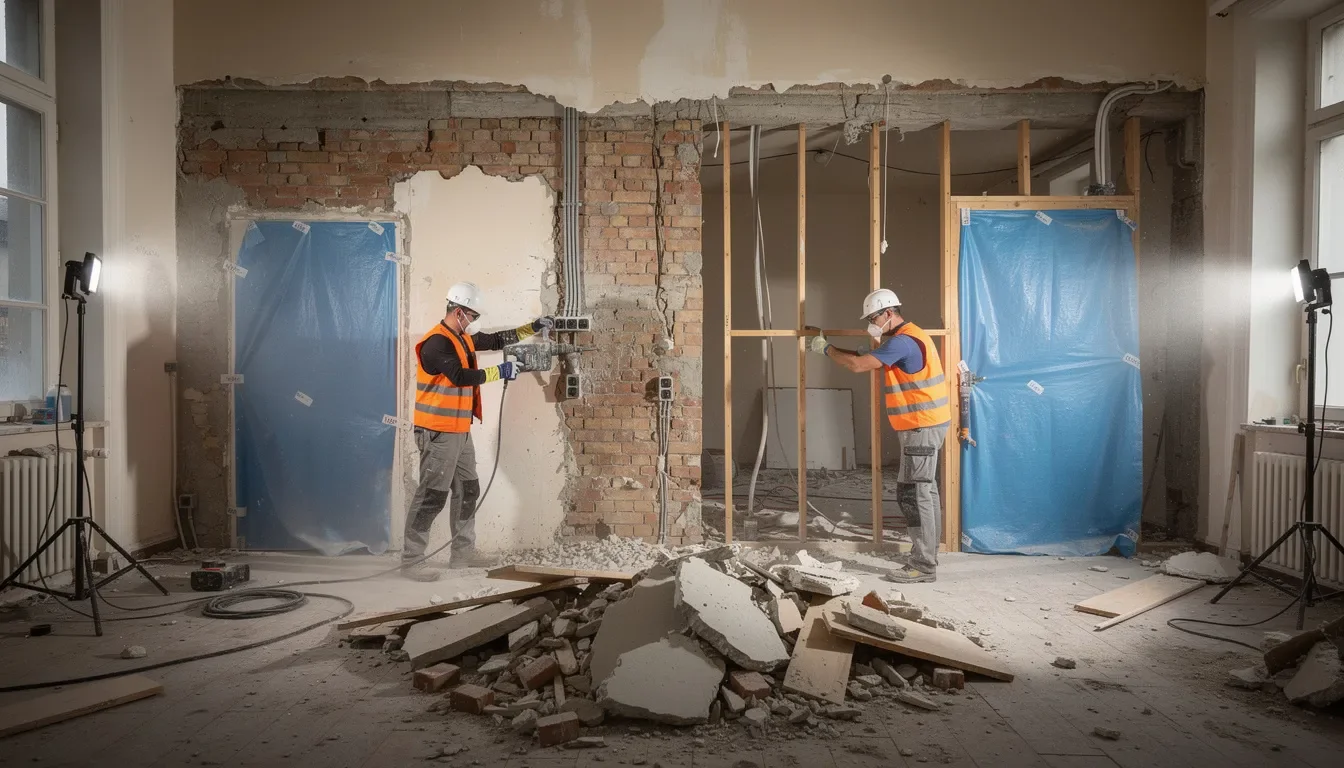 Fachgerechte Entkernungsarbeiten durch ABELS Abbruch in Karben